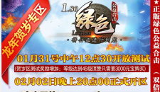 绿色龙年贺岁专区，3W大奖区！轰炸式广告推广！