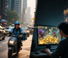 跑外卖真不如传奇打金赚的多！